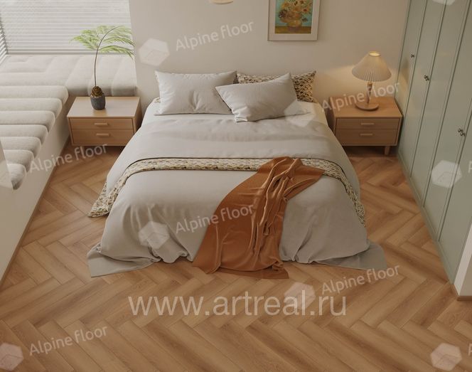 Alpine Floor Titan Parquet Напольные покрытия Alpine Floor Titan Parquet в интерьере