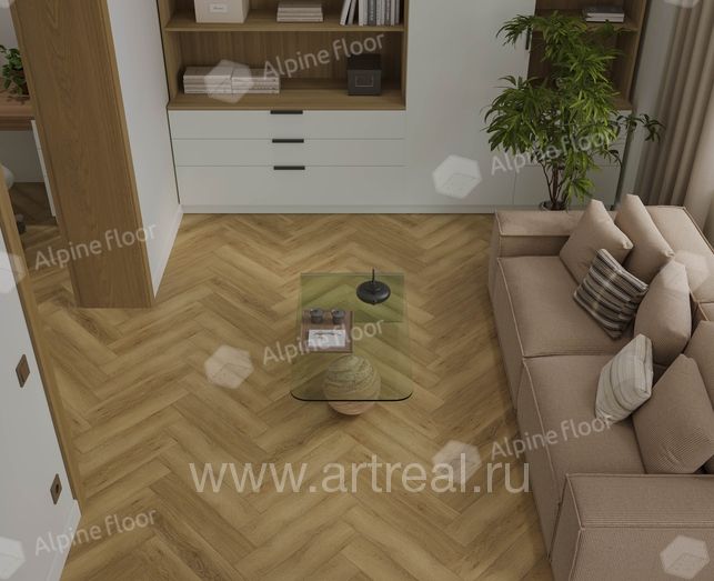 Alpine Floor Titan Parquet Напольные покрытия Alpine Floor Titan Parquet в интерьере
