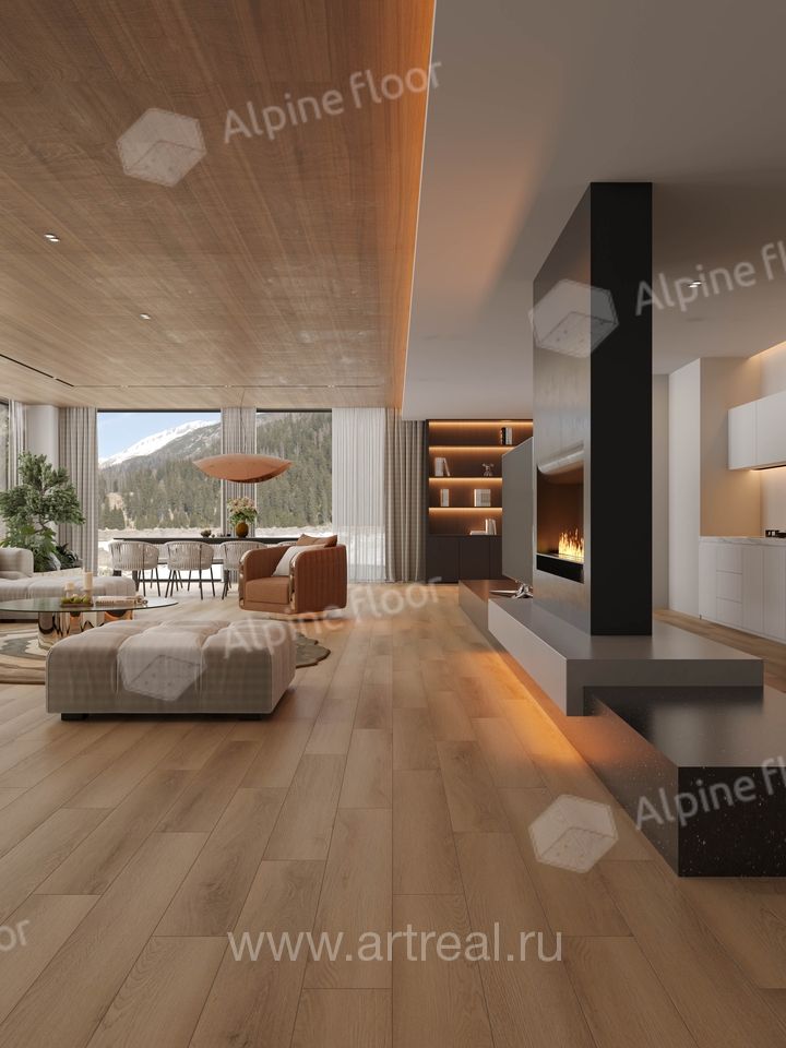 Alpine Floor Titan 8 Напольные покрытия Alpine Floor Titan 8 в интерьере
