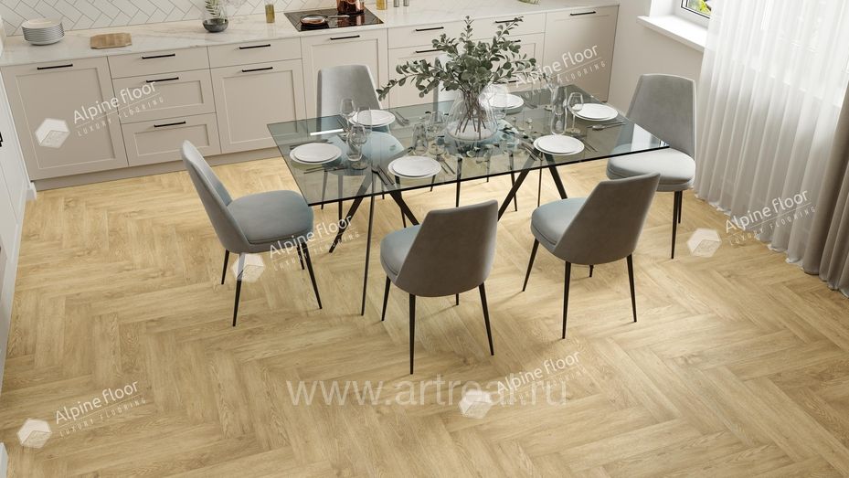 Напольные покрытия Alpine Floor Паркет LVT в интерьере