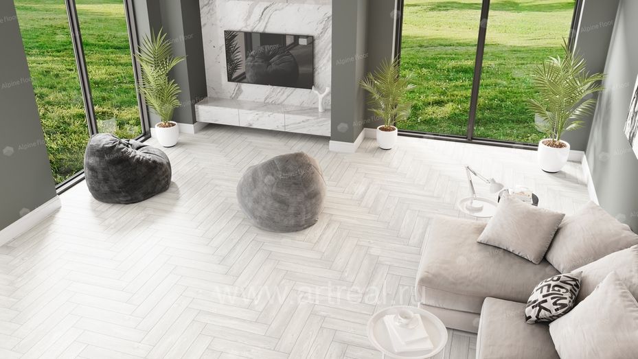 Напольные покрытия Alpine Floor Паркет LVT в интерьере