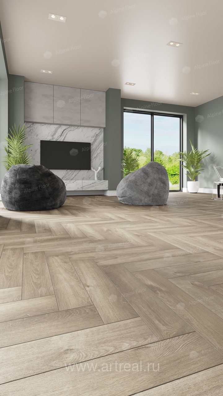 Напольные покрытия Alpine Floor Паркет LVT в интерьере