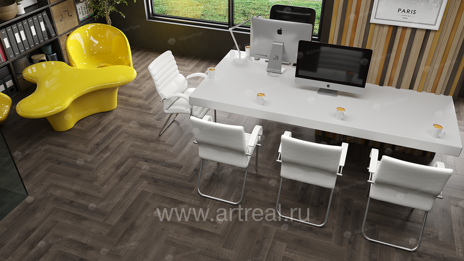 Напольные покрытия Alpine Floor Паркет LVT в интерьере