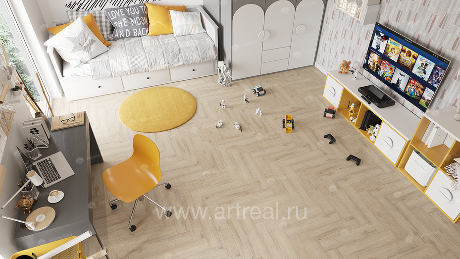 Напольные покрытия Alpine Floor Паркет LVT в интерьере
