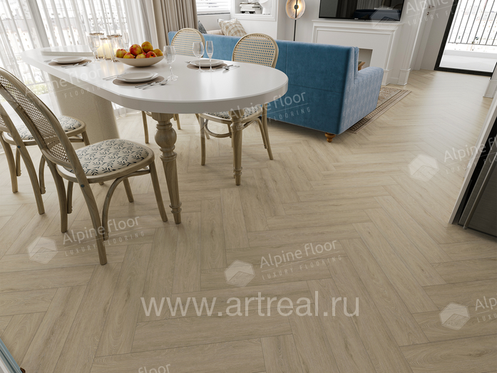 Напольные покрытия Alpine Floor Паркет LVT в интерьере