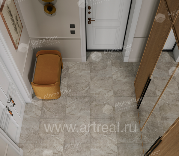 Напольные покрытия Alpine Floor Монолит Премиальный LVT в интерьере