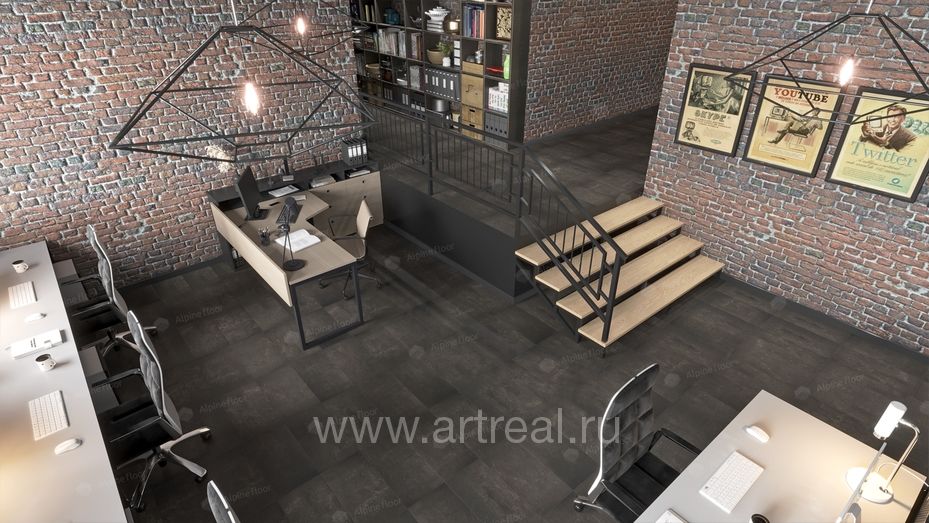 Alpine Floor Изящный камень (Light Stone) Напольные покрытия Alpine Floor Изящный камень (Light Stone) в интерьере