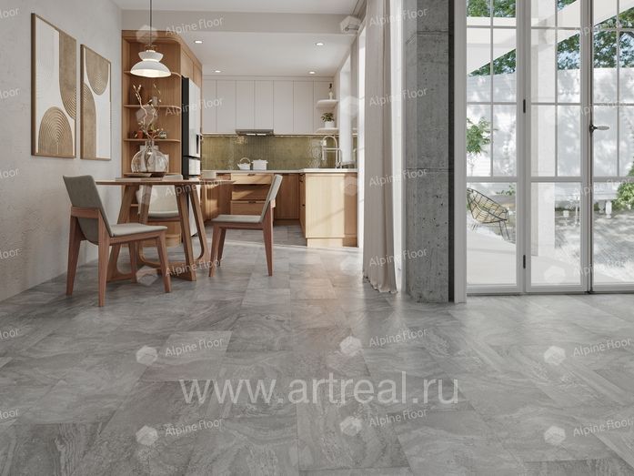 Alpine Floor Изящный камень (Light Stone) Напольные покрытия Alpine Floor Изящный камень (Light Stone) в интерьере