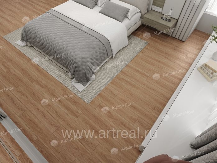 Напольные покрытия Alpine Floor Гармоничные линии (Easy Line) в интерьере