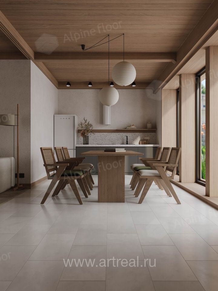 Напольные покрытия Alpine Floor Каменное настроение (Stone Mood в интерьере