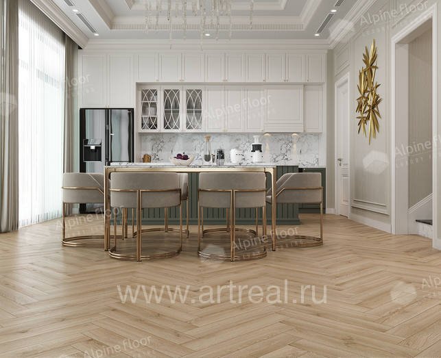 Alpine Floor Елка Эксперт 12 (Herringbone 12 Pro) Напольные покрытия Alpine Floor Елка Эксперт 12 (Herringbone 12 Pro) в интерьере