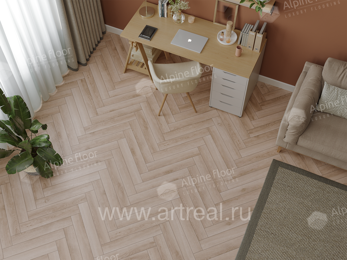 Alpine Floor Елка Эксперт 12 (Herringbone 12 Pro) Напольные покрытия Alpine Floor Елка Эксперт 12 (Herringbone 12 Pro) в интерьере