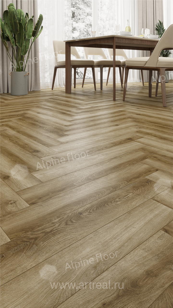 Alpine Floor Елка Эксперт 12 (Herringbone 12 Pro) Напольные покрытия Alpine Floor Елка Эксперт 12 (Herringbone 12 Pro) в интерьере