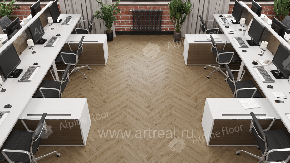Alpine Floor Елка Эксперт 12 (Herringbone 12 Pro) Напольные покрытия Alpine Floor Елка Эксперт 12 (Herringbone 12 Pro) в интерьере