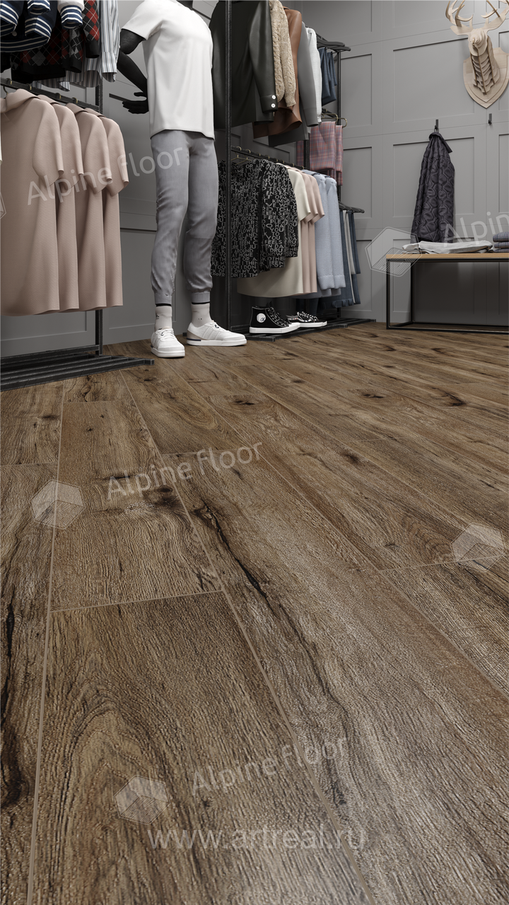 Alpine Floor Стоик (Intensity) Напольные покрытия Alpine Floor Стоик (Intensity) в интерьере