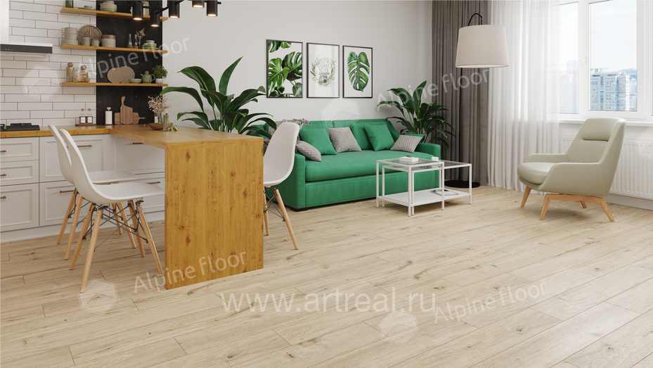 Alpine Floor Стоик (Intensity) Напольные покрытия Alpine Floor Стоик (Intensity) в интерьере