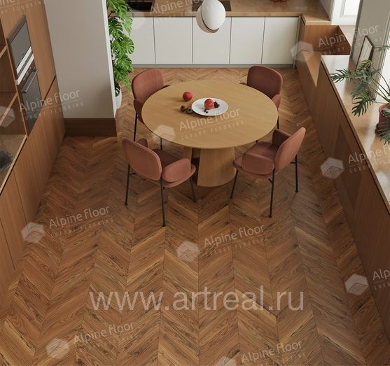 Alpine Floor Арт-Шеврон (CHEVRON ART) Напольные покрытия Alpine Floor Арт-Шеврон (CHEVRON ART) в интерьере