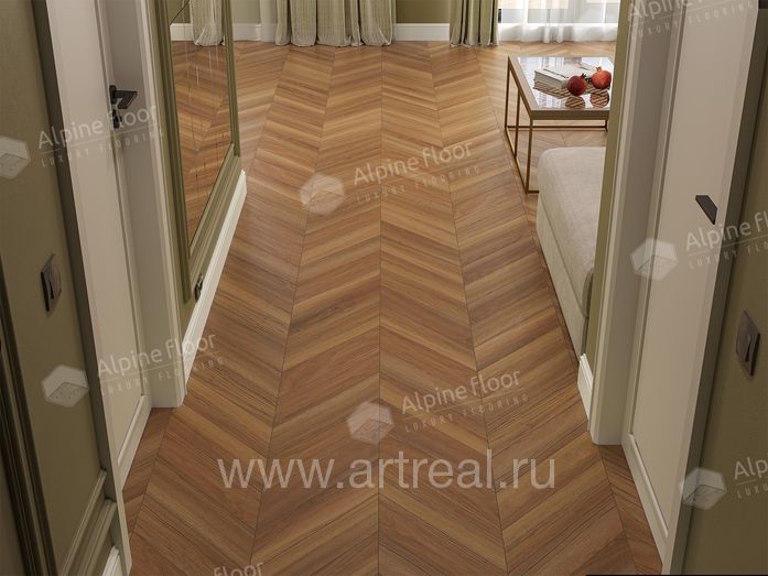 Alpine Floor Арт-Шеврон (CHEVRON ART) Напольные покрытия Alpine Floor Арт-Шеврон (CHEVRON ART) в интерьере