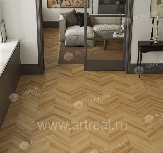 Alpine Floor Арт-Шеврон (CHEVRON ART) Напольные покрытия Alpine Floor Арт-Шеврон (CHEVRON ART) в интерьере