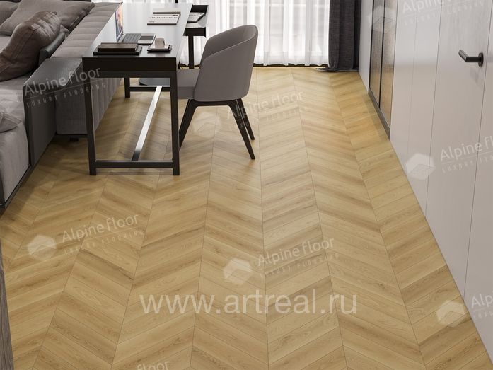 Alpine Floor Арт-Шеврон (CHEVRON ART) Напольные покрытия Alpine Floor Арт-Шеврон (CHEVRON ART) в интерьере