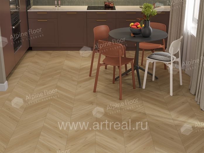 Alpine Floor Арт-Шеврон (CHEVRON ART) Напольные покрытия Alpine Floor Арт-Шеврон (CHEVRON ART) в интерьере