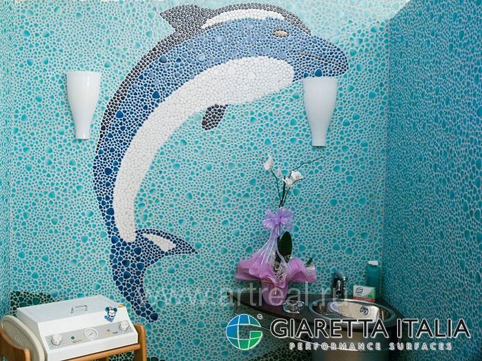 Мозаика Giaretta Ciotoli в интерьере