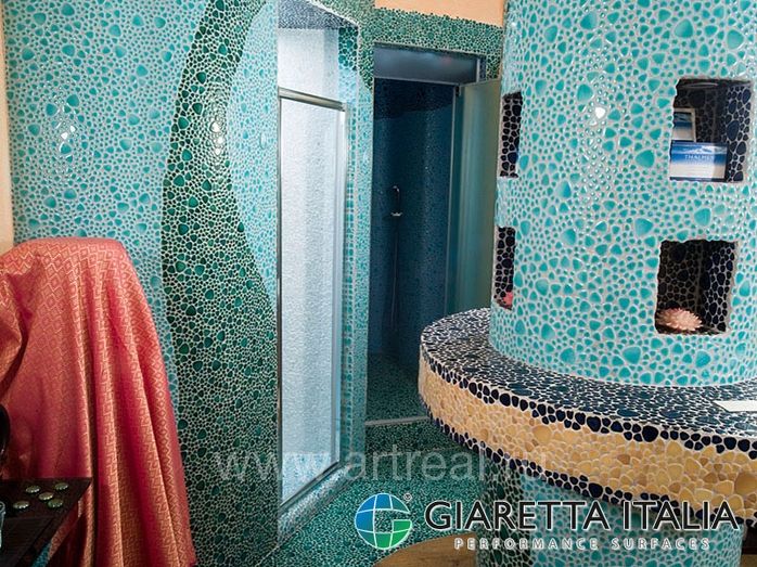 Мозаика Giaretta Ciotoli в интерьере