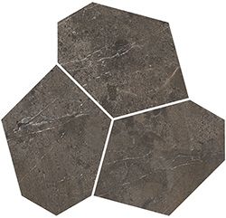 Kerama Marazzi Прованс Марсель керамогранит Декор наборный серый матовый обрезной 26.5*25.5*9