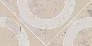 Kerama Marazzi Прованс Тараскон декор Бордюр бежевый светлый матовый обрезной 30*14.7*9