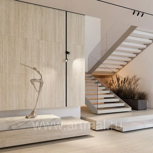 Kerama Marazzi Прованс Про Травертин Керамогранит Kerama Marazzi Прованс Про Травертин в интерьере