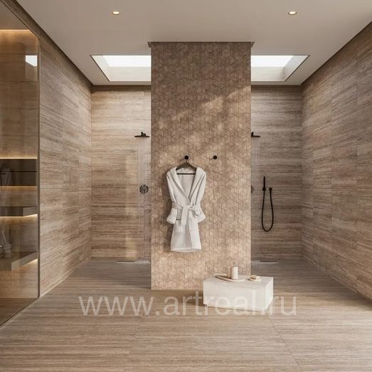 Kerama Marazzi Прованс Про Травертин Керамогранит Kerama Marazzi Прованс Про Травертин в интерьере