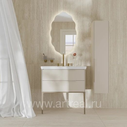 Kerama Marazzi Прованс Про Травертин Керамогранит Kerama Marazzi Прованс Про Травертин в интерьере