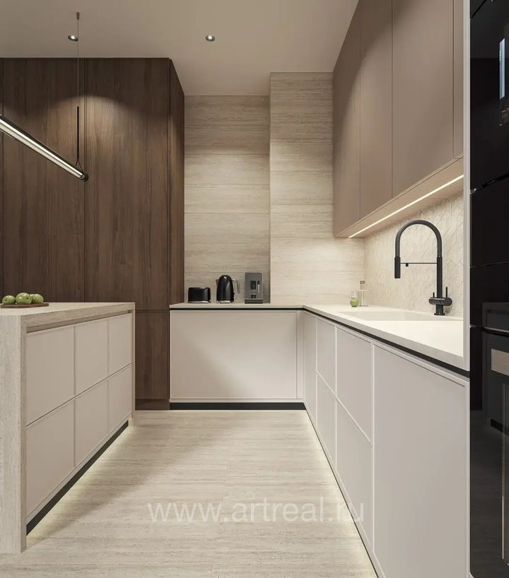 Kerama Marazzi Прованс Про Травертин Керамогранит Kerama Marazzi Прованс Про Травертин в интерьере