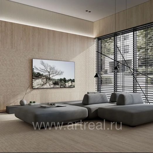 Kerama Marazzi Прованс Про Травертин Керамогранит Kerama Marazzi Прованс Про Травертин в интерьере