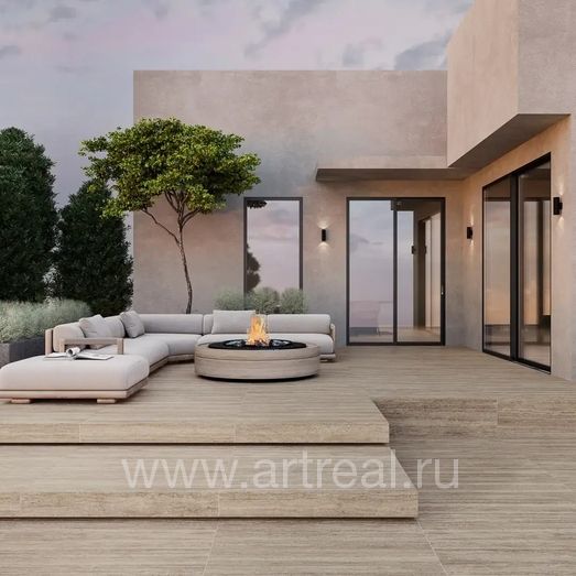 Kerama Marazzi Прованс Про Травертин Керамогранит Kerama Marazzi Прованс Про Травертин в интерьере