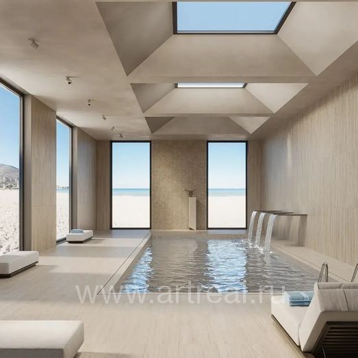 Kerama Marazzi Прованс Про Травертин Керамогранит Kerama Marazzi Прованс Про Травертин в интерьере