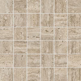 Kerama Marazzi Прованс Про Травертин декор Декор мозаичный бежевый матовый обрезной 30*30*9