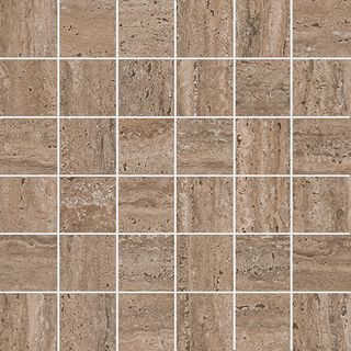 Kerama Marazzi Прованс Про Травертин декор Декор мозаичный коричневый светлый матовый обрезной 30*30*9