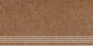 Kerama Marazzi Руссильон ступень Ступень коричневый матовый обрезной 30*60*9