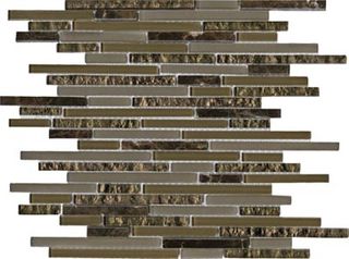 L'antic Colonial Mosaico мозаика Eternity Mini Strip Emperador 29.8*30.5