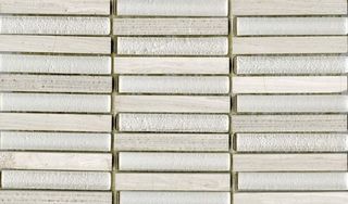 L'antic Colonial Mosaico мозаика Time Text Linear Silver Wood 1.5x10 30*30.5