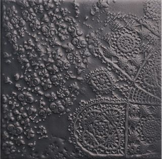 Quintessenza Bucchero настенная плитка Antracite matt 5 13.2*13.2