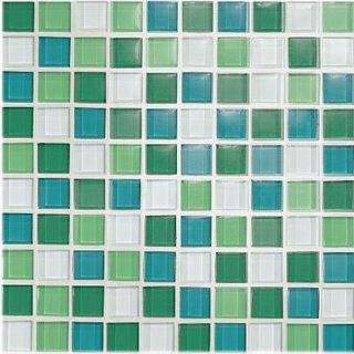 Vitrex Crystal B/C мозаика Verde Lucido Mix 2.3x2.3 30*30