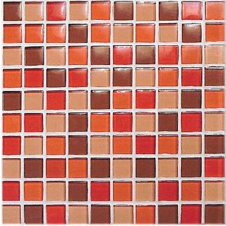 Vitrex Crystal B/C мозаика Rosso Lucido Mix 2.3x2.3 30*30