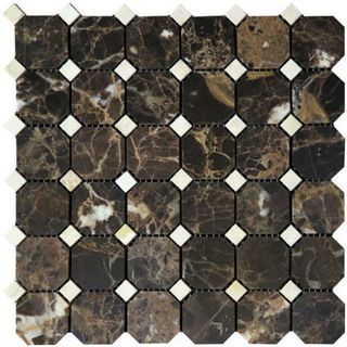 Natural Mosaic Octagon 1 (Мрамор) мозаика M022-M030-BP 30.5*30.5