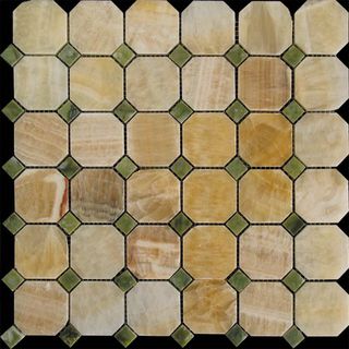 Natural Mosaic Octagon 1 (Мрамор) мозаика M073+M068-BP 30*30