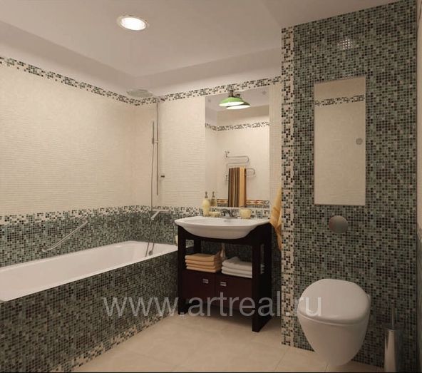 Natural Mosaic Octagon 2 (Мрамор) Мозаика Natural Mosaic Octagon 2 (Мрамор) в интерьере