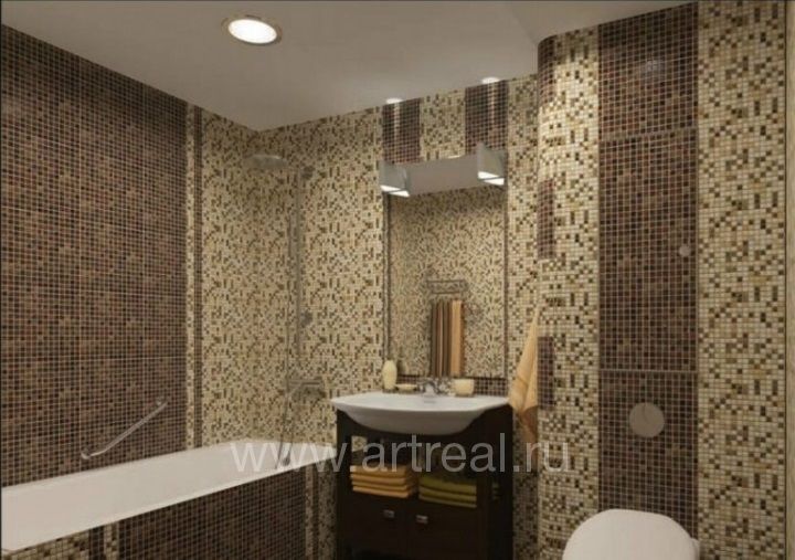 Natural Mosaic Color Palette Мозаика Natural Mosaic Color Palette в интерьере