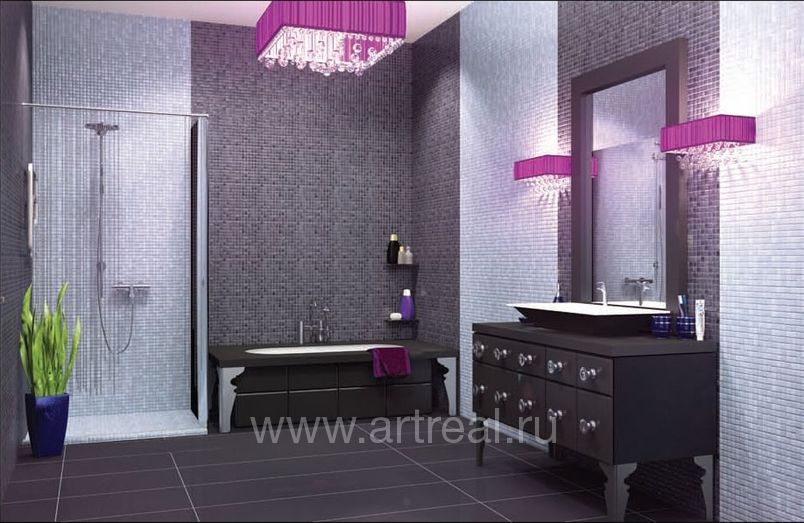 Natural Mosaic Spectrum Мозаика Natural Mosaic Spectrum в интерьере