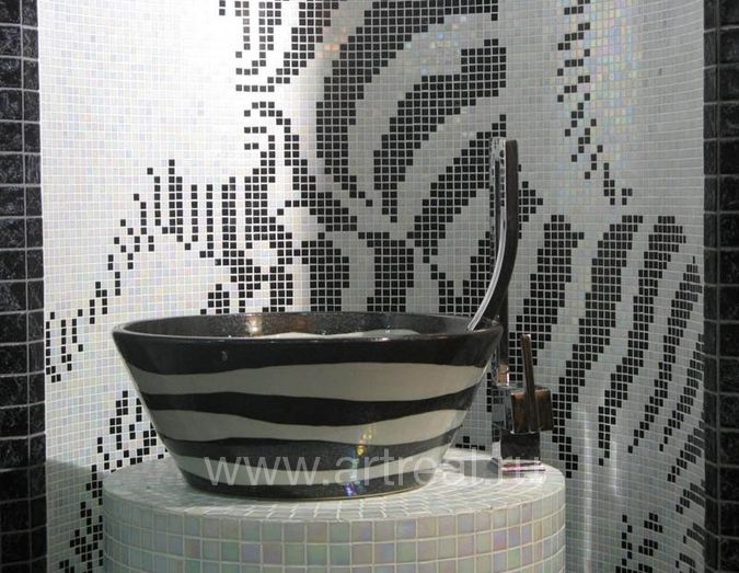 Интерьер коллекции китайской мозаики от фабрики Radical Mosaic
